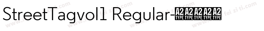 StreetTagvol1 Regular字体转换